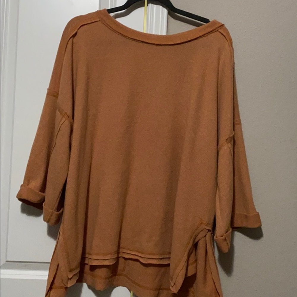 Orange sweater